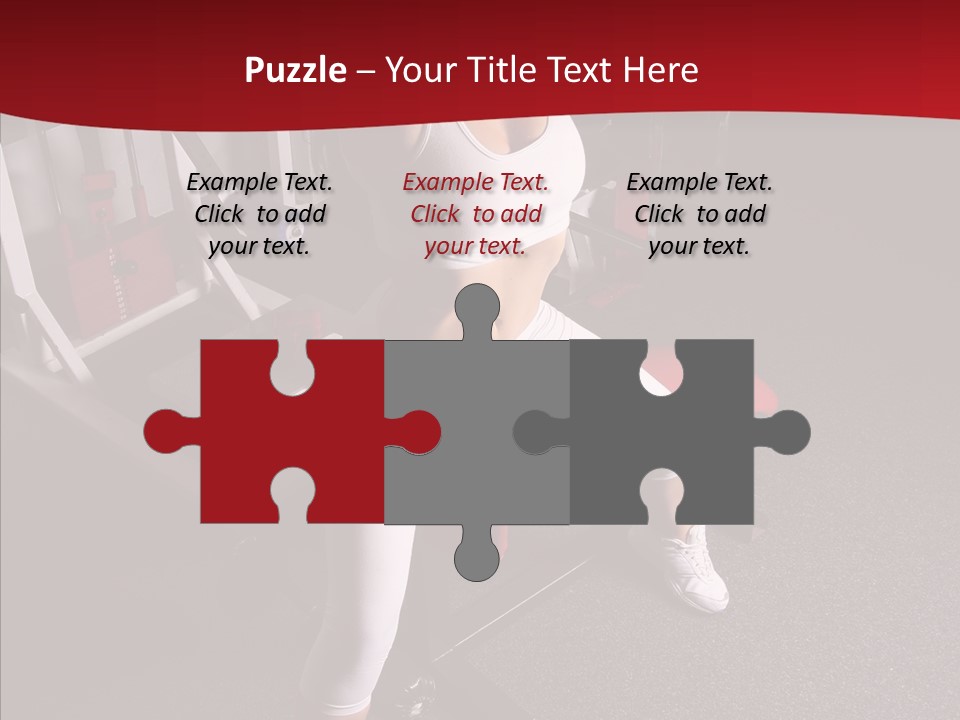 Figure Muscle Flex PowerPoint Template