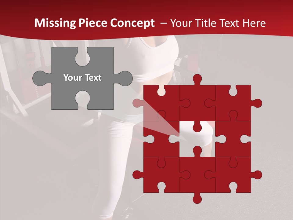 Figure Muscle Flex PowerPoint Template