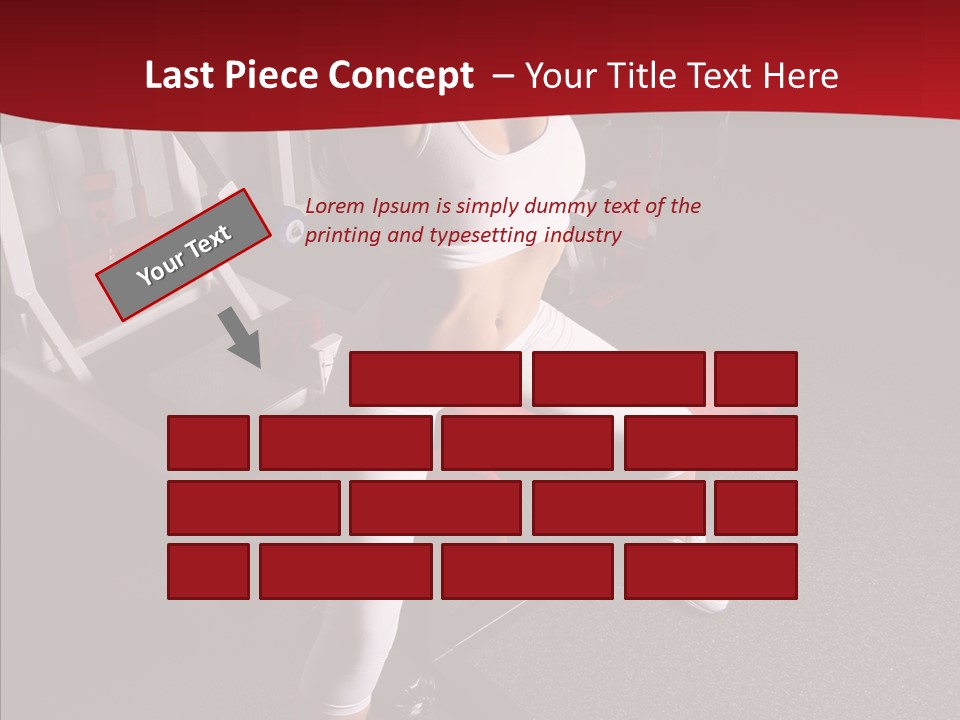 Figure Muscle Flex PowerPoint Template