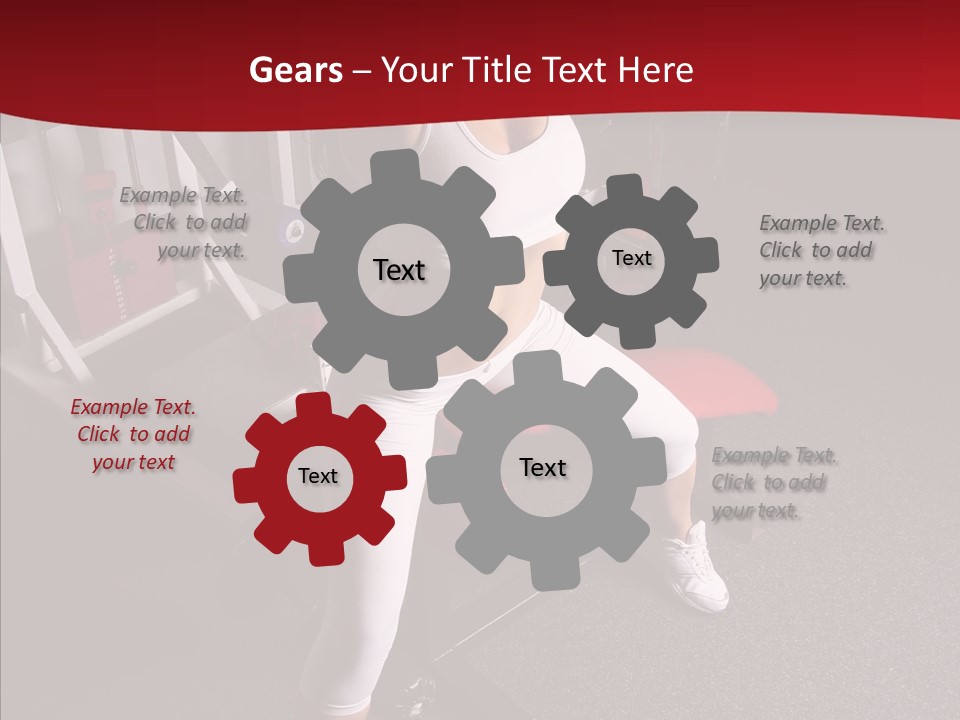 Figure Muscle Flex PowerPoint Template