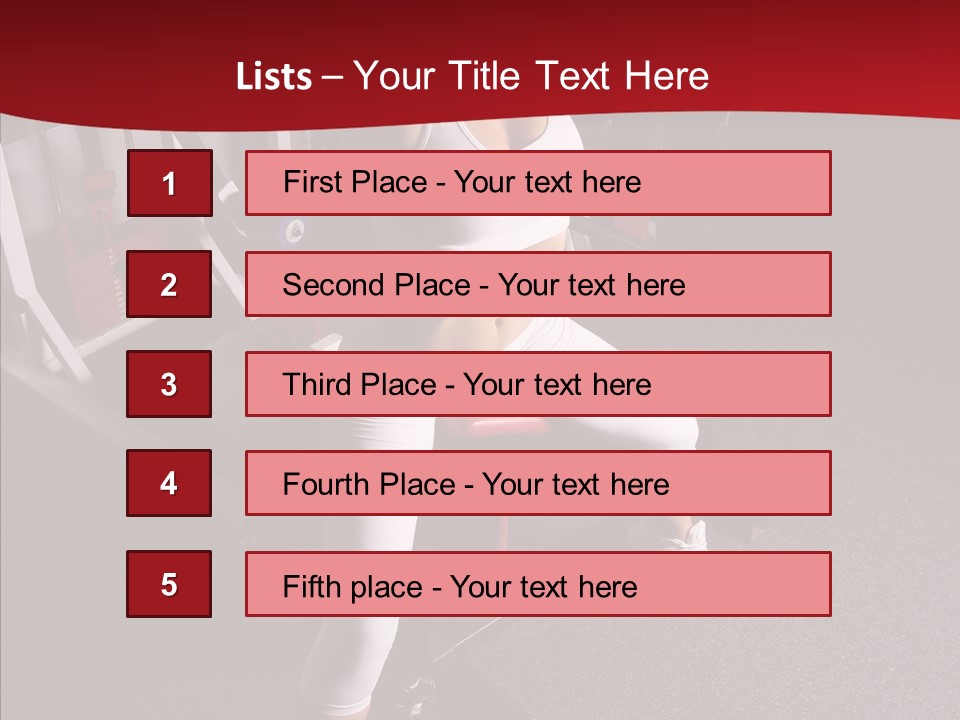 Figure Muscle Flex PowerPoint Template