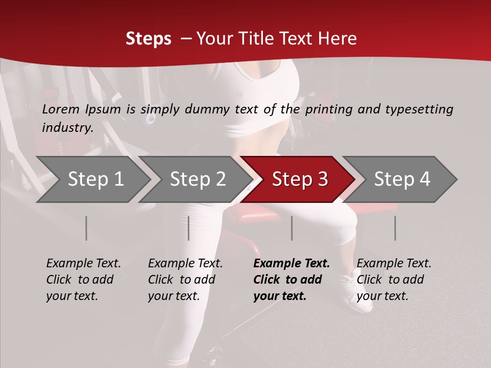 Figure Muscle Flex PowerPoint Template