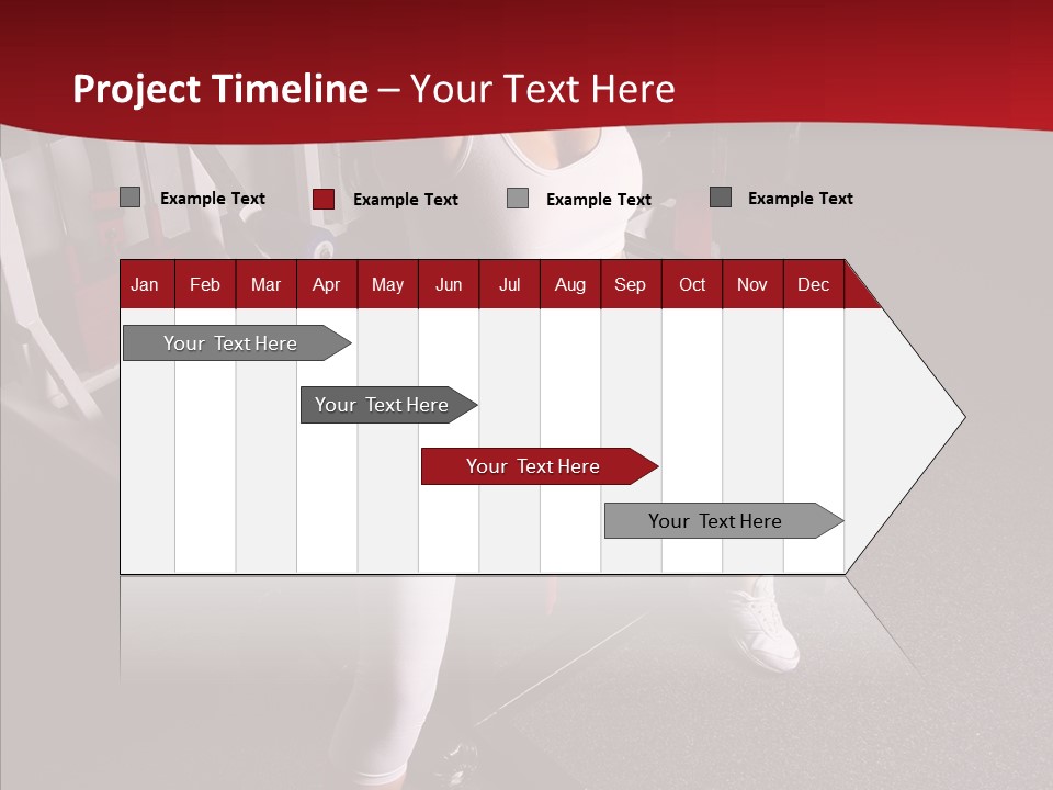 Figure Muscle Flex PowerPoint Template