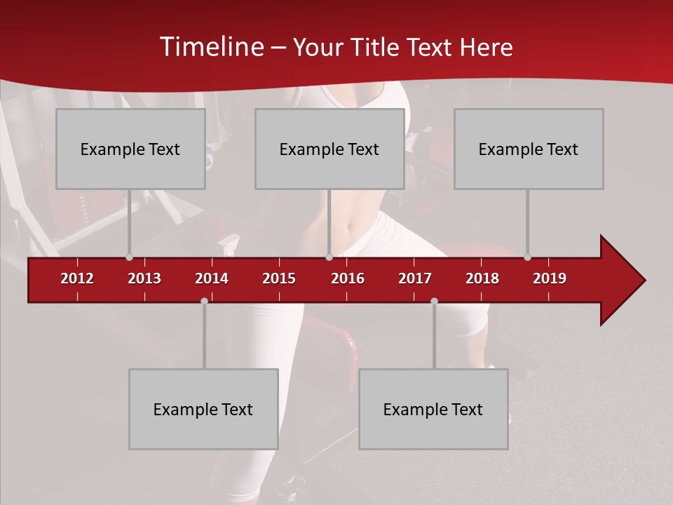 Figure Muscle Flex PowerPoint Template
