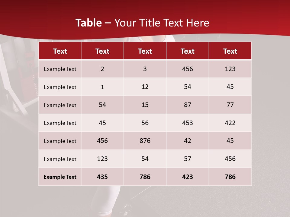 Figure Muscle Flex PowerPoint Template