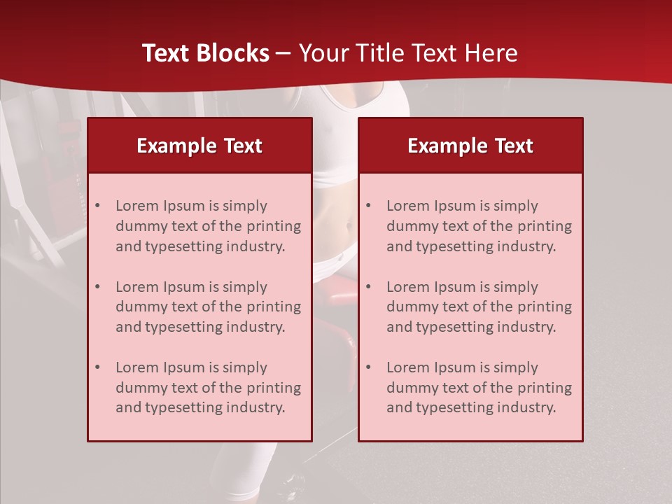 Figure Muscle Flex PowerPoint Template