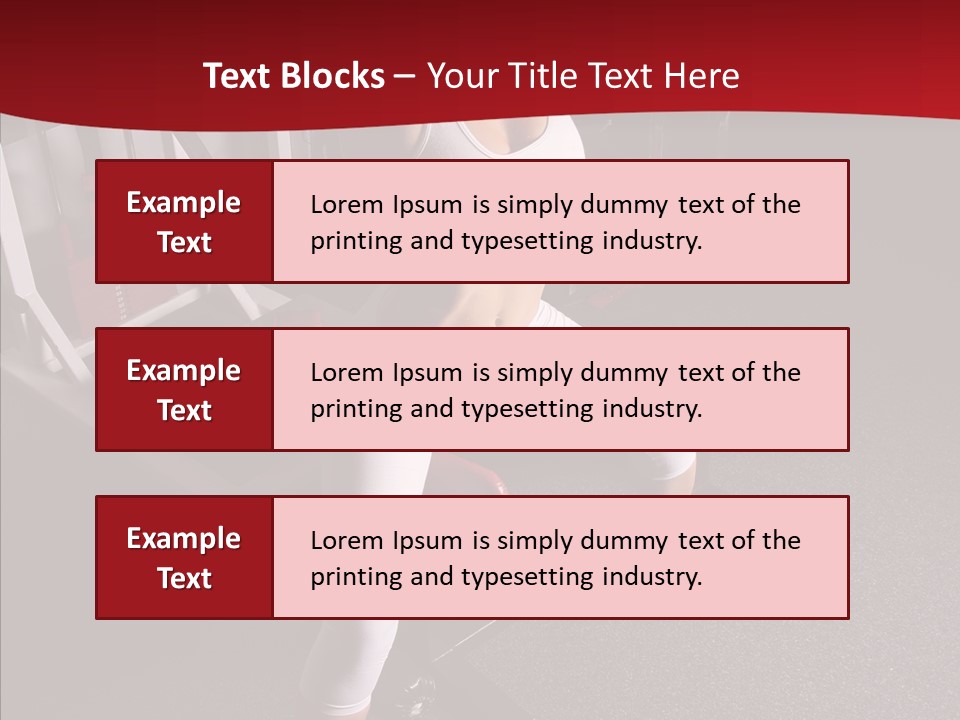Figure Muscle Flex PowerPoint Template
