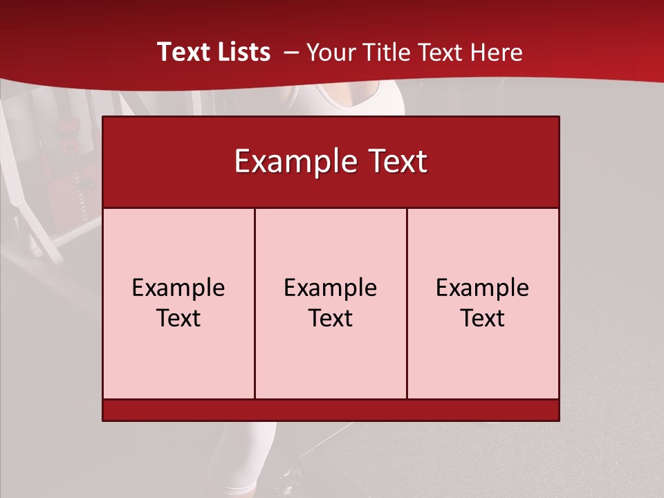 Figure Muscle Flex PowerPoint Template