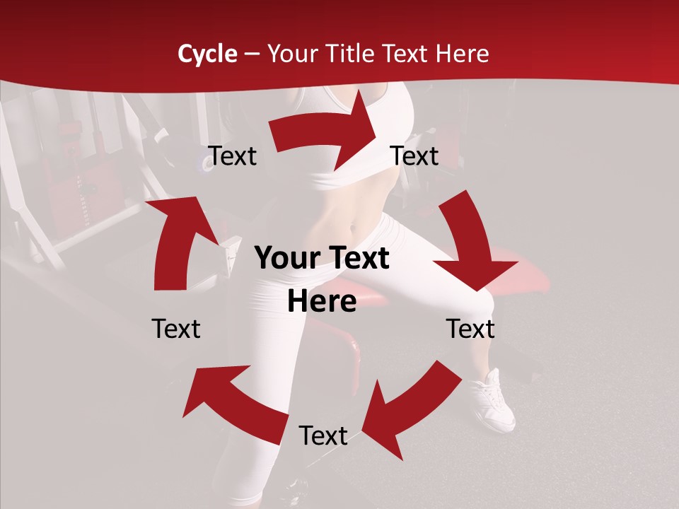 Figure Muscle Flex PowerPoint Template