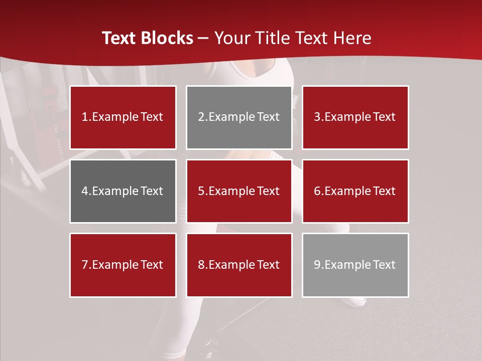 Figure Muscle Flex PowerPoint Template