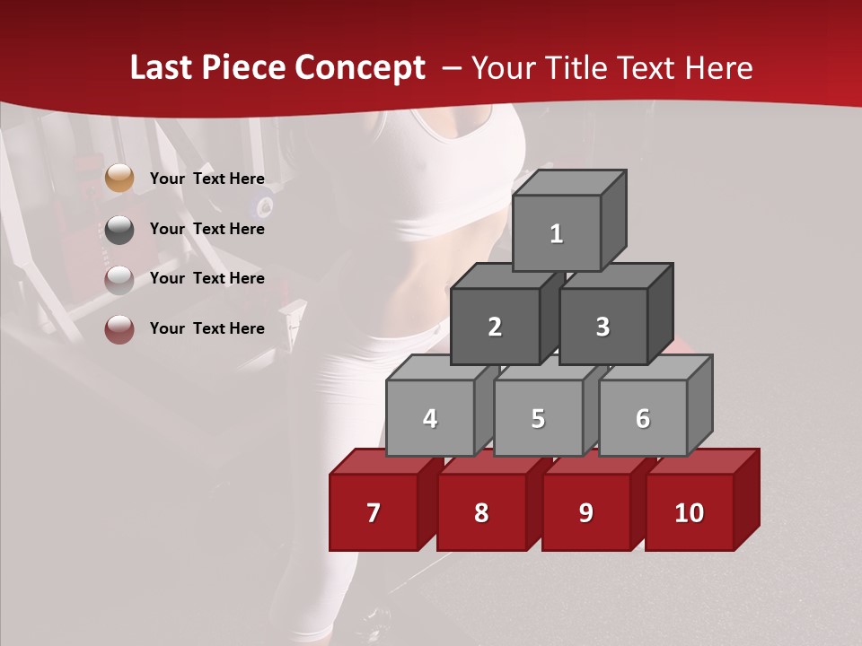 Figure Muscle Flex PowerPoint Template