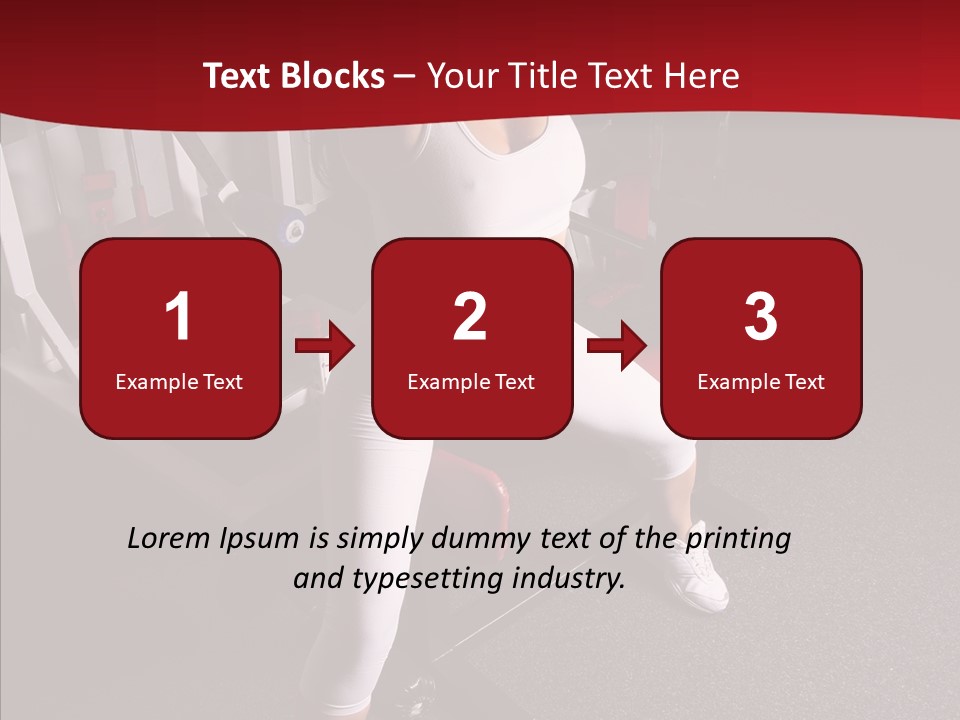 Figure Muscle Flex PowerPoint Template