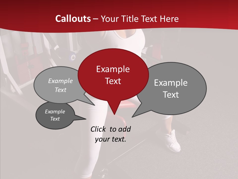 Figure Muscle Flex PowerPoint Template