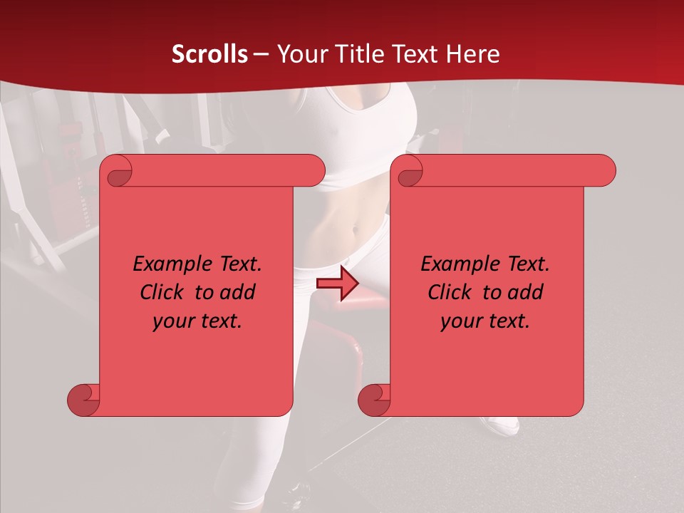 Figure Muscle Flex PowerPoint Template