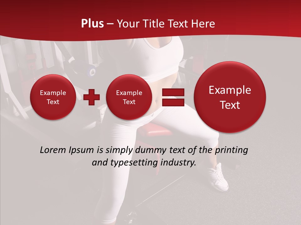 Figure Muscle Flex PowerPoint Template