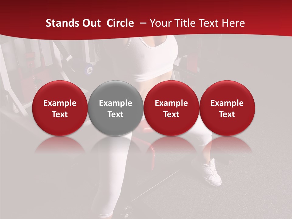 Figure Muscle Flex PowerPoint Template