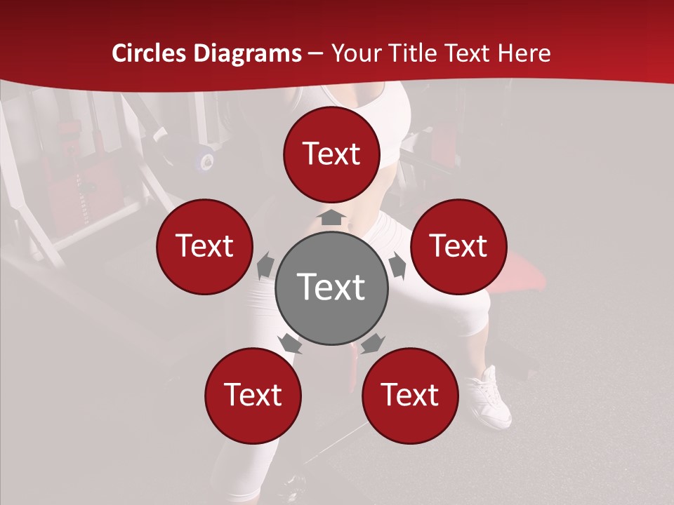 Figure Muscle Flex PowerPoint Template