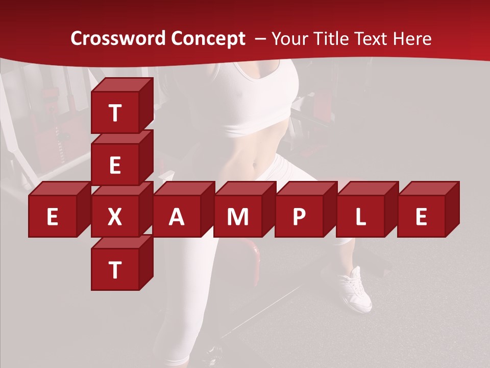 Figure Muscle Flex PowerPoint Template