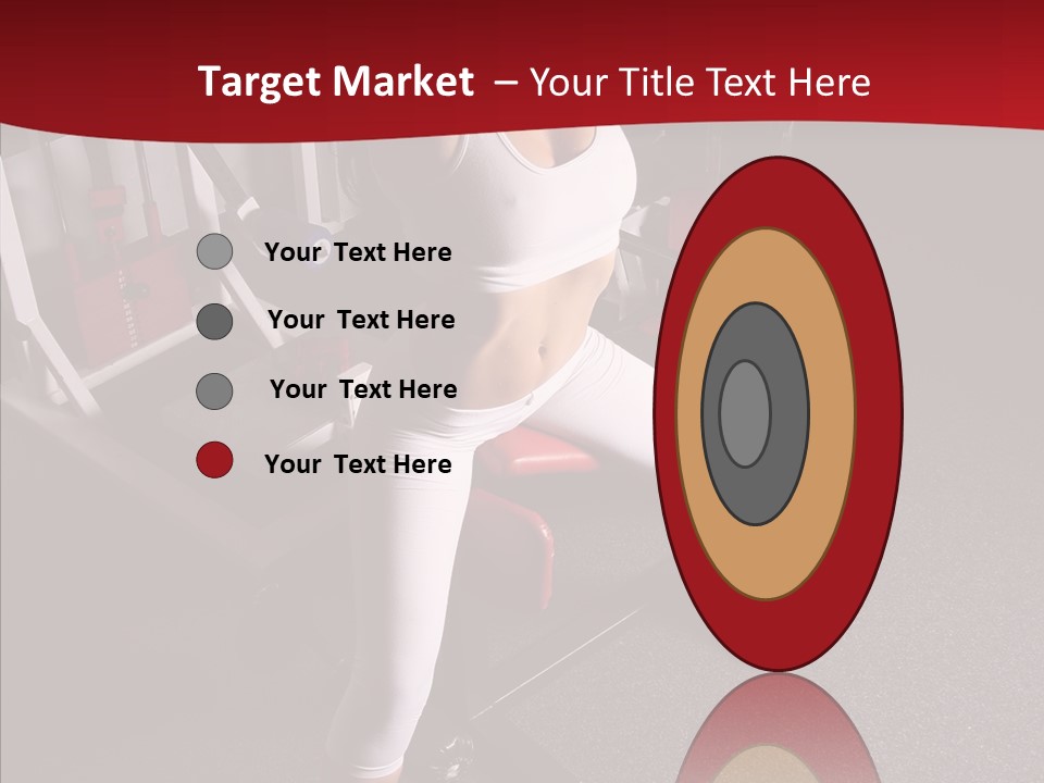 Figure Muscle Flex PowerPoint Template
