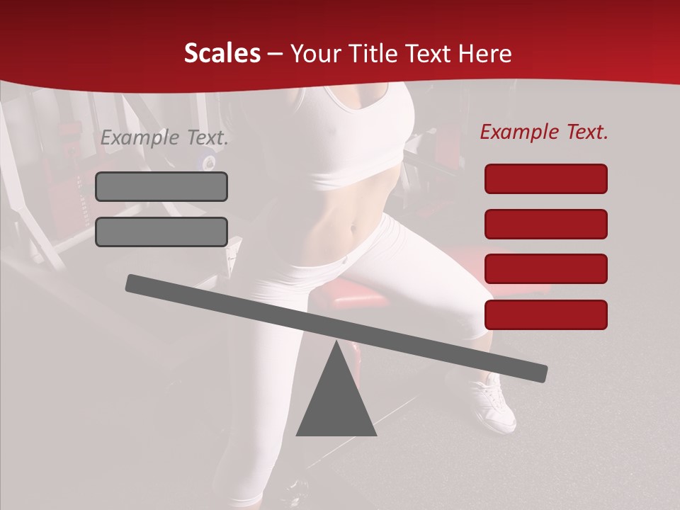 Figure Muscle Flex PowerPoint Template