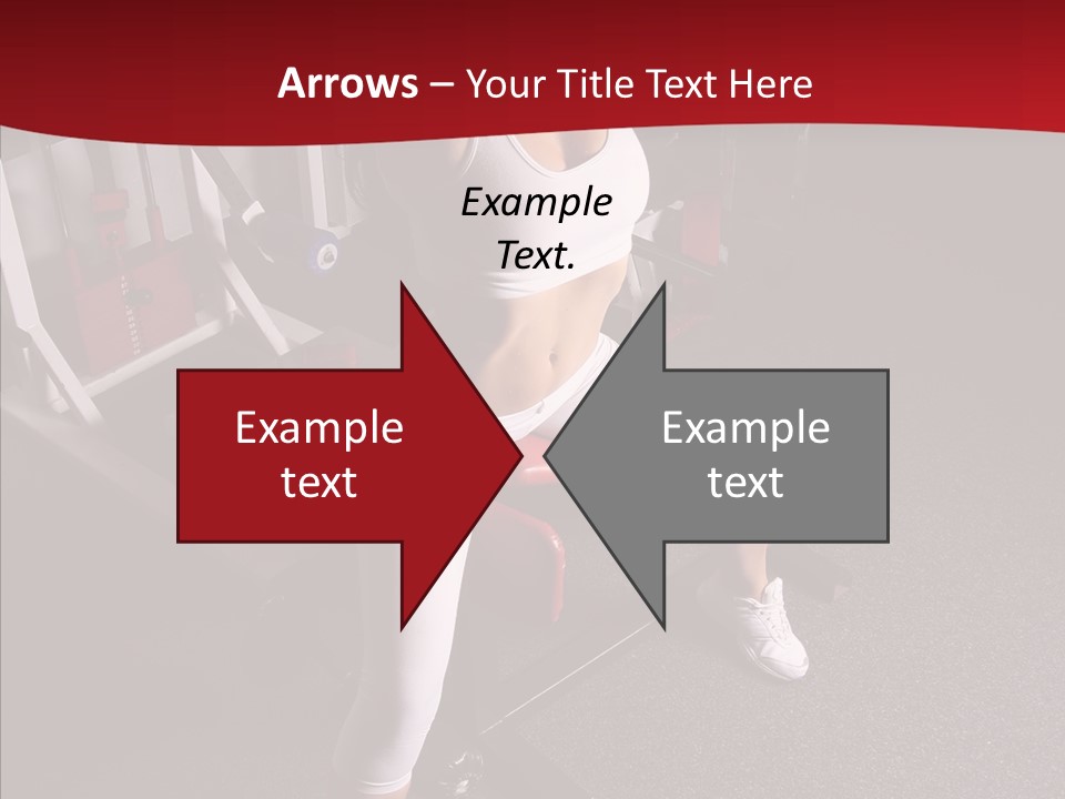 Figure Muscle Flex PowerPoint Template