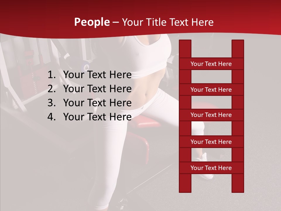 Figure Muscle Flex PowerPoint Template