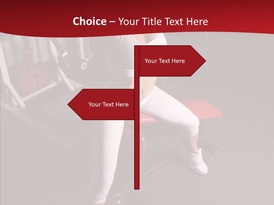 Figure Muscle Flex PowerPoint Template