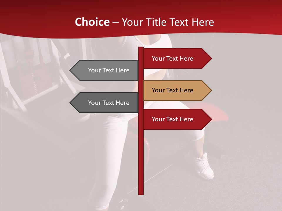 Figure Muscle Flex PowerPoint Template
