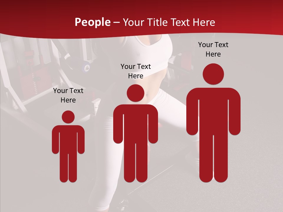 Figure Muscle Flex PowerPoint Template