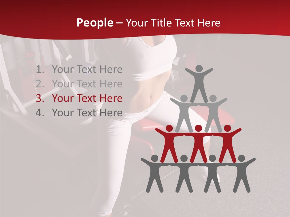 Figure Muscle Flex PowerPoint Template