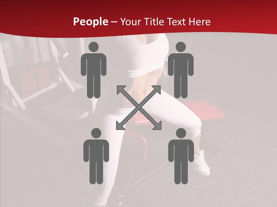 Figure Muscle Flex PowerPoint Template