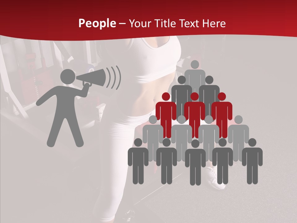 Figure Muscle Flex PowerPoint Template