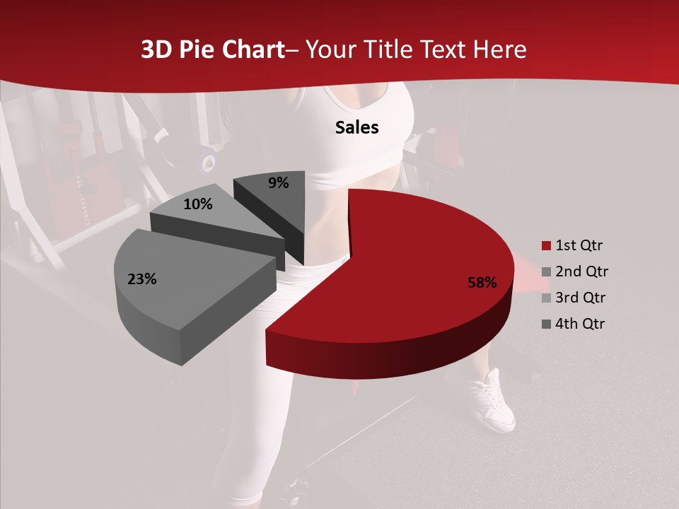 Figure Muscle Flex PowerPoint Template