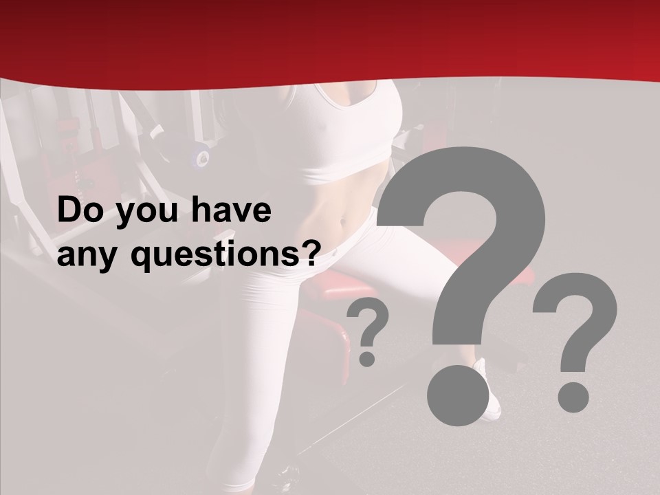 Figure Muscle Flex PowerPoint Template