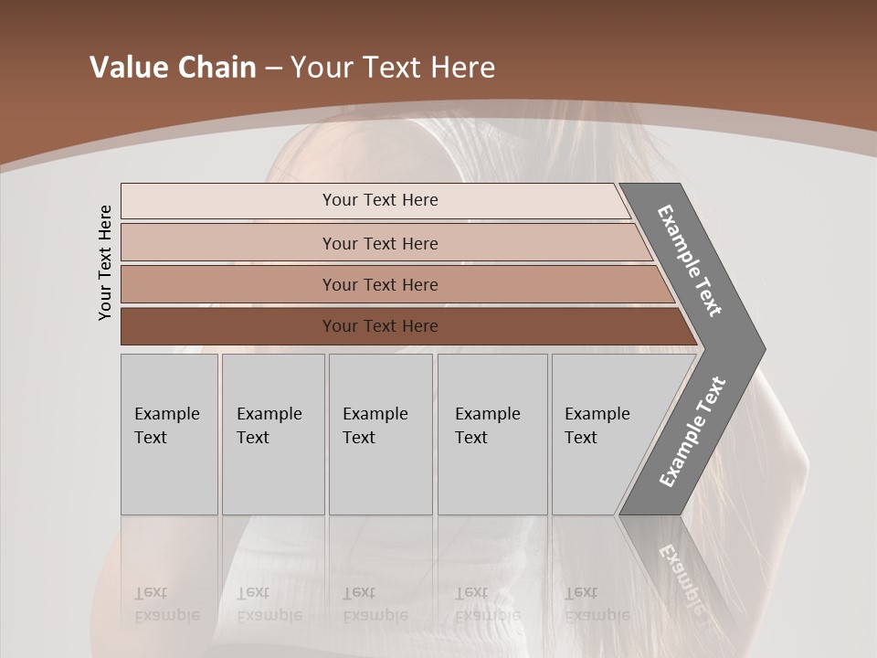 Female Happy Portrait PowerPoint Template