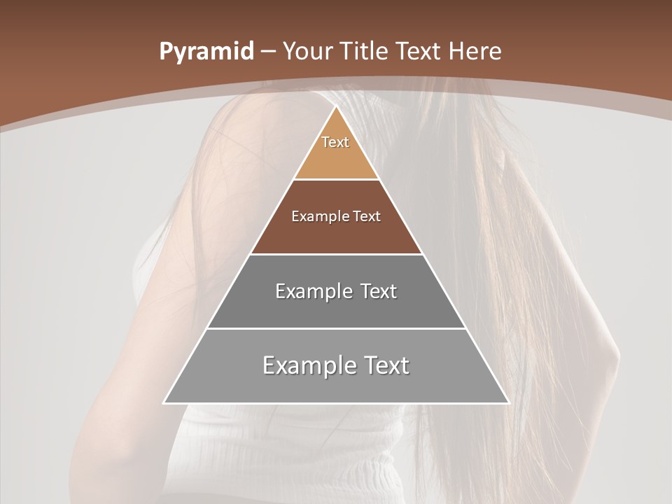 Female Happy Portrait PowerPoint Template