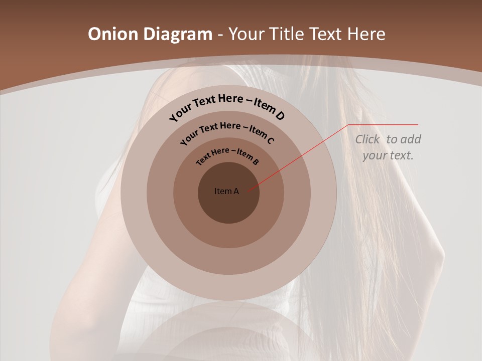 Female Happy Portrait PowerPoint Template