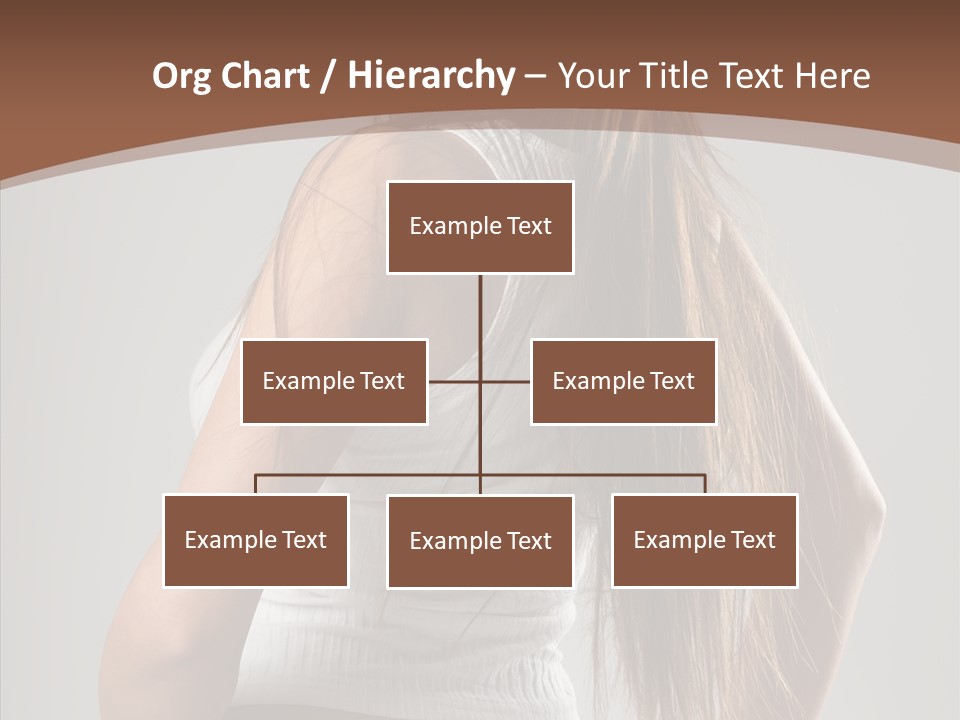 Female Happy Portrait PowerPoint Template
