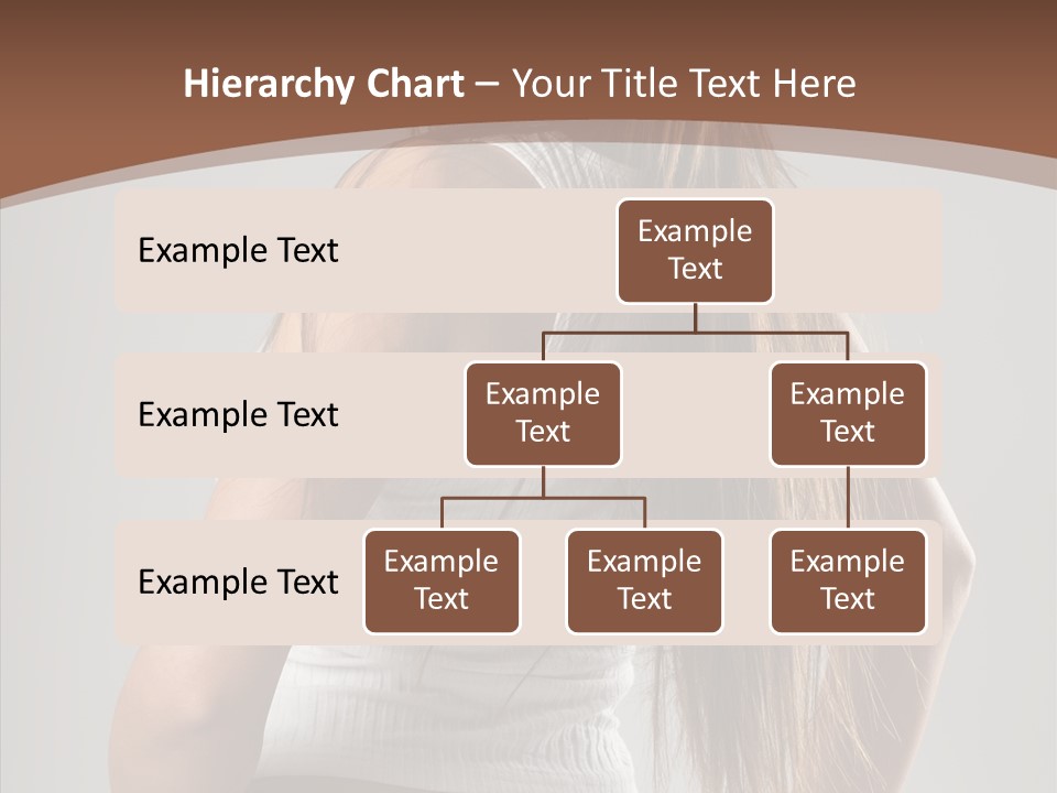 Female Happy Portrait PowerPoint Template