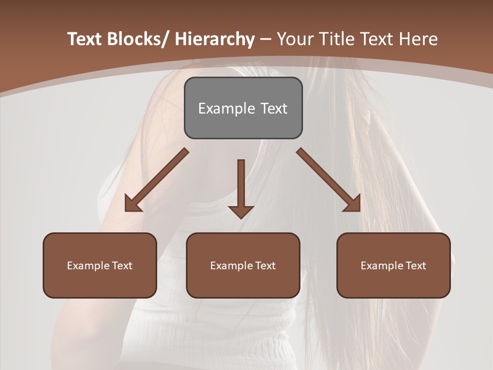 Female Happy Portrait PowerPoint Template