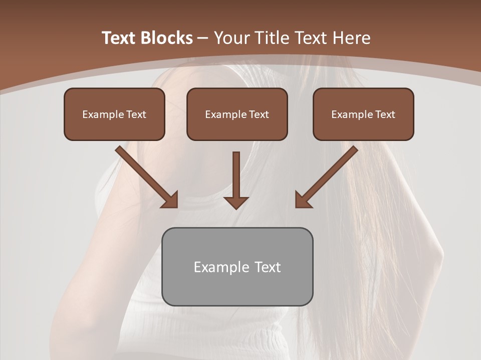 Female Happy Portrait PowerPoint Template