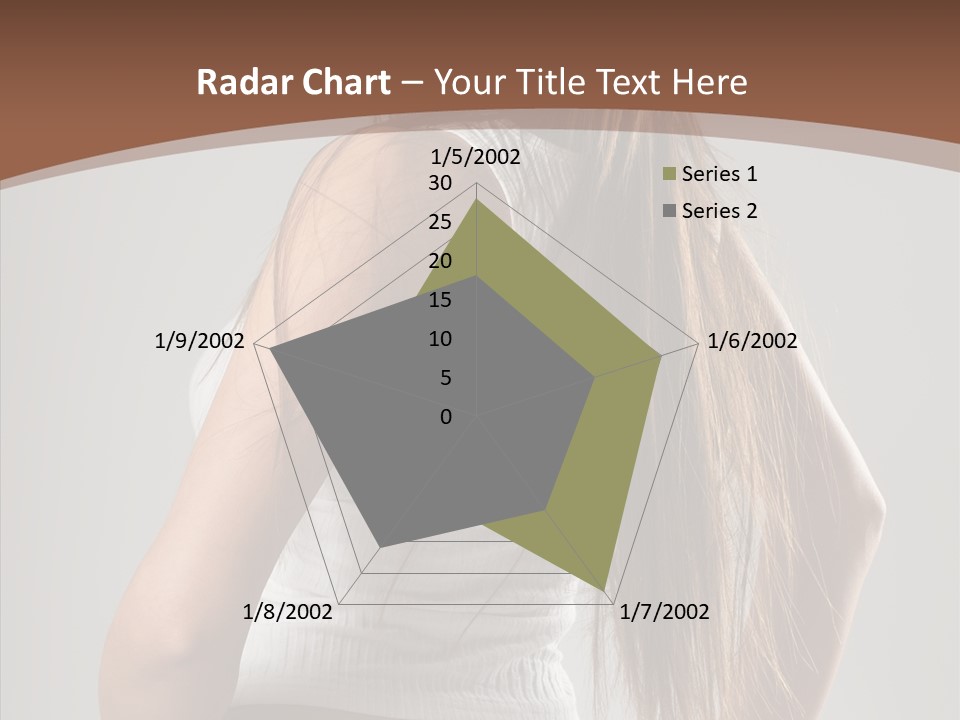 Female Happy Portrait PowerPoint Template