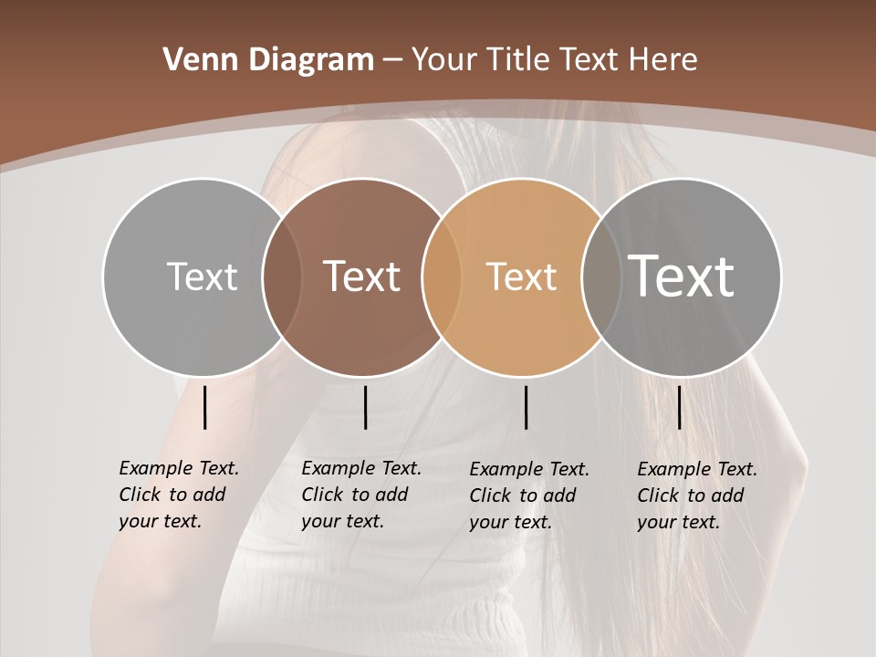 Female Happy Portrait PowerPoint Template