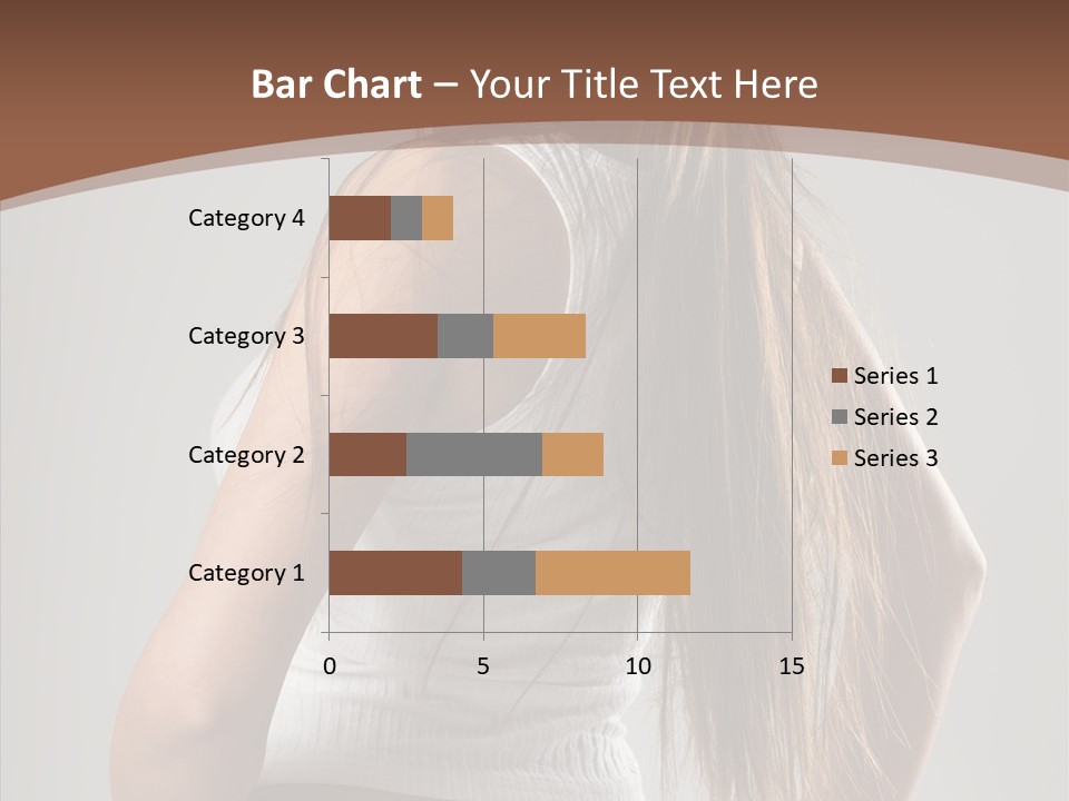 Female Happy Portrait PowerPoint Template
