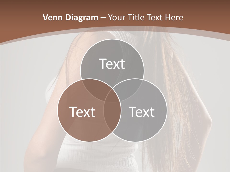 Female Happy Portrait PowerPoint Template