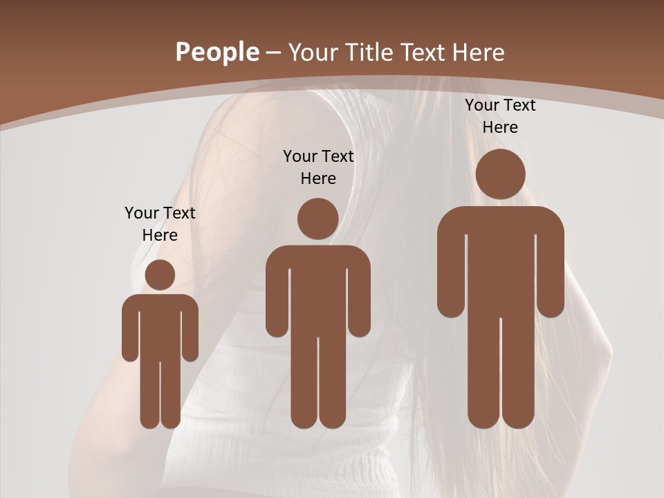 Female Happy Portrait PowerPoint Template