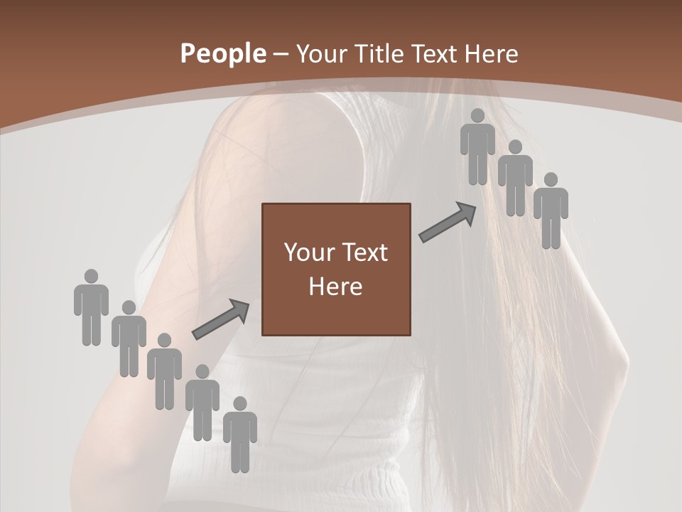 Female Happy Portrait PowerPoint Template