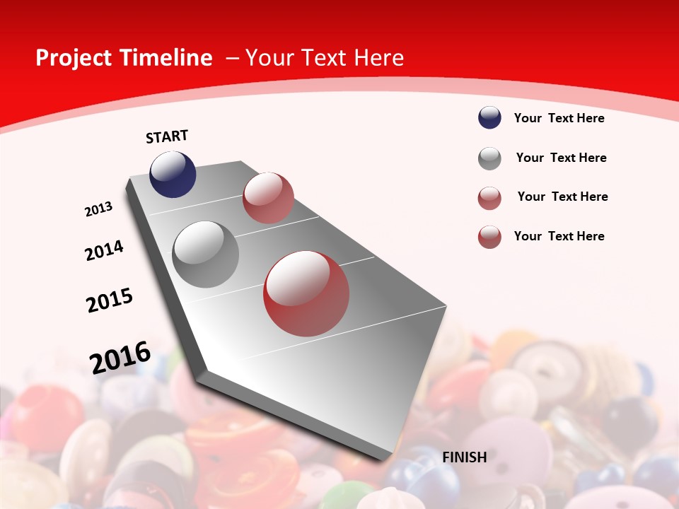 Copy Multi Hole PowerPoint Template