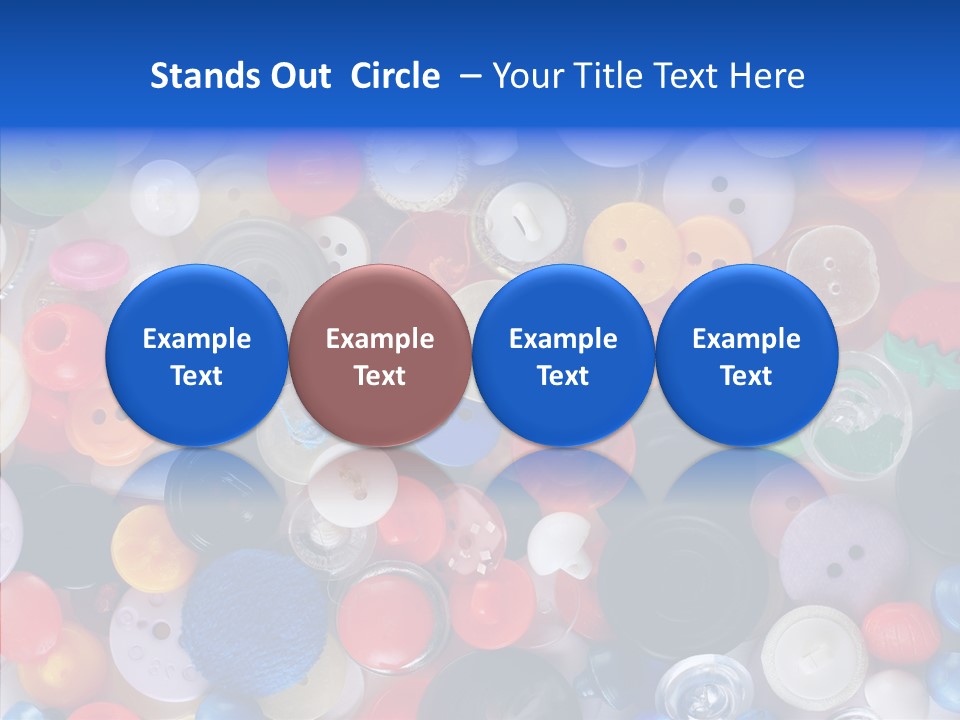 Heap Variation Circle PowerPoint Template