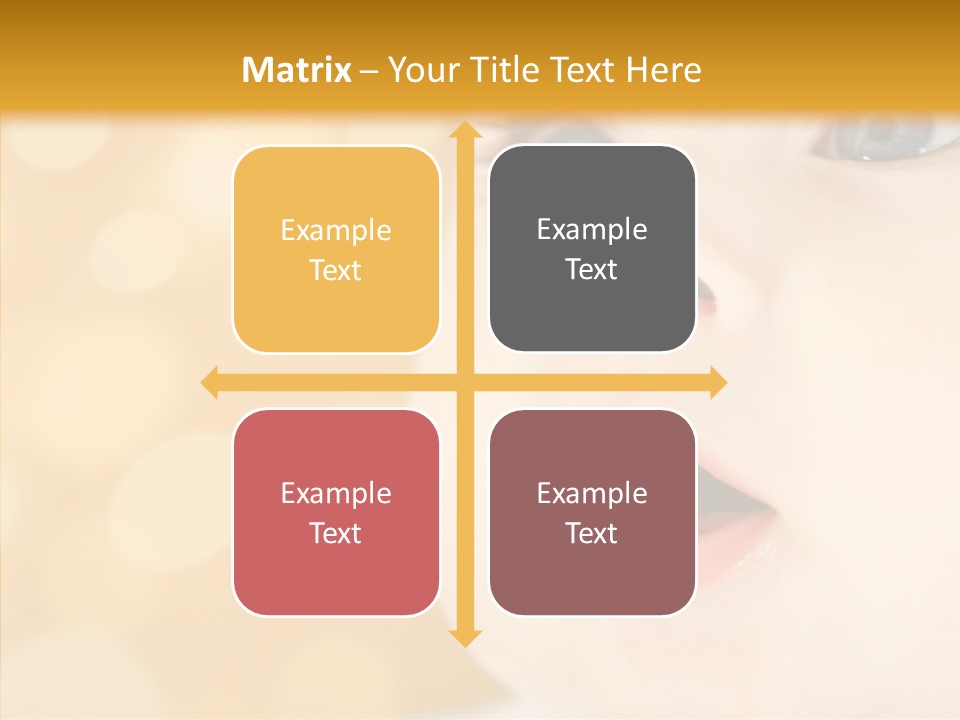 Newborn Amazed Toddler PowerPoint Template